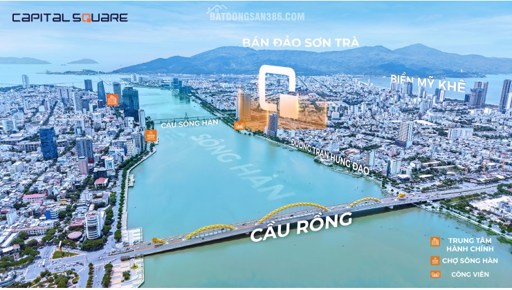 Căn 1PN DUY NHẤT CAPITAL SQUARE cạnh VINCOM CK 15% sở hữu lâu dài, Giá gốc từ CĐT.